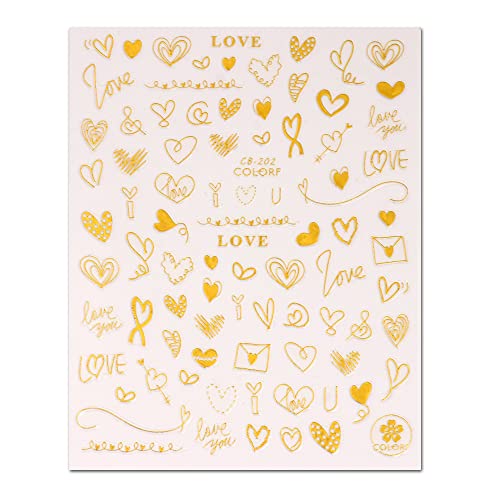 JMEOWIO San Valentino Adesivi Unghie Nail Art 10