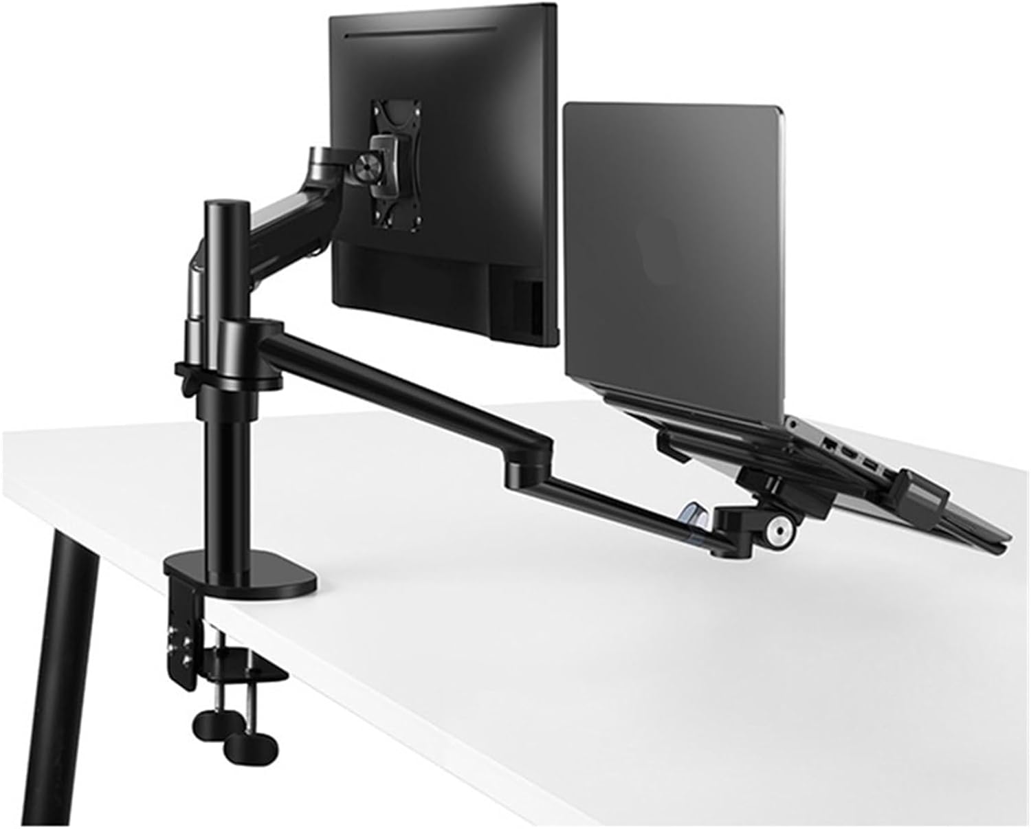 stand monitor dual-screen office lifting and heightening bracket type punch-free 32-inch