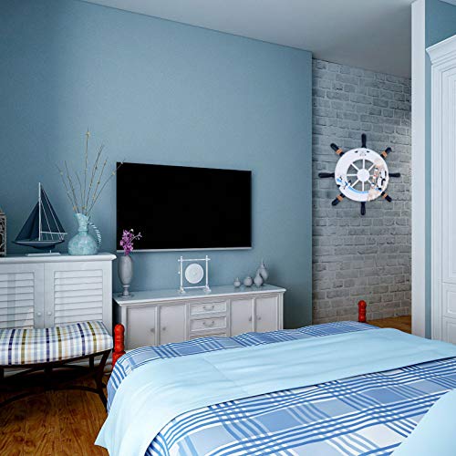 FAVOMOTO Decoração de Suspensão de Madeira Náutica Praia de Navio de Madeira Enfeite de Parede de Ro