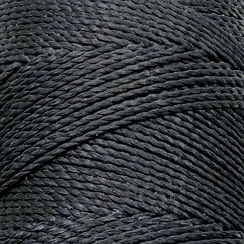 Miniatura 6 de Linhasita Bobina Hilo Encerado Linhasita 100gr 170 Metros 1 Mm De Grosor Poliester Negro