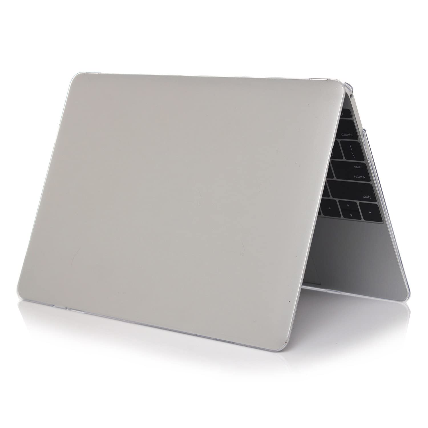 Coque compatible MacBook 12" A1534, protection rigide transparente pour écran Retina, blanc