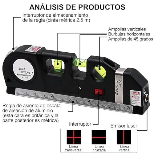 La mejor comparación de Costo de nivel laser listamos los 10 mejores. 42 Imagen adicional