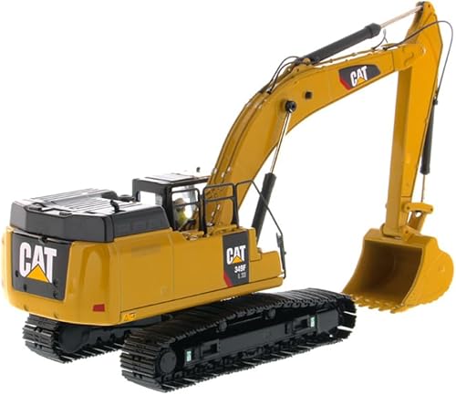 Miniatura 2 de Diecast Masters CAT Caterpillar 349F L XE Excavadora hidráulica con operador Línea alta Serie 1/50 Diecast Modelo 85943