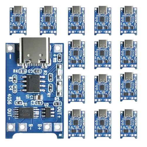 18650 Lithium Battery Charger Module Charging BMS Board Kits with Dual Protection Function TP...
