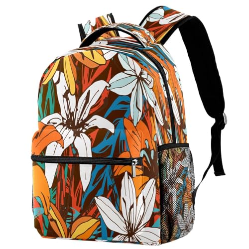 Sac de voyage décontracté multicolore pour sorties et cours de collégiens