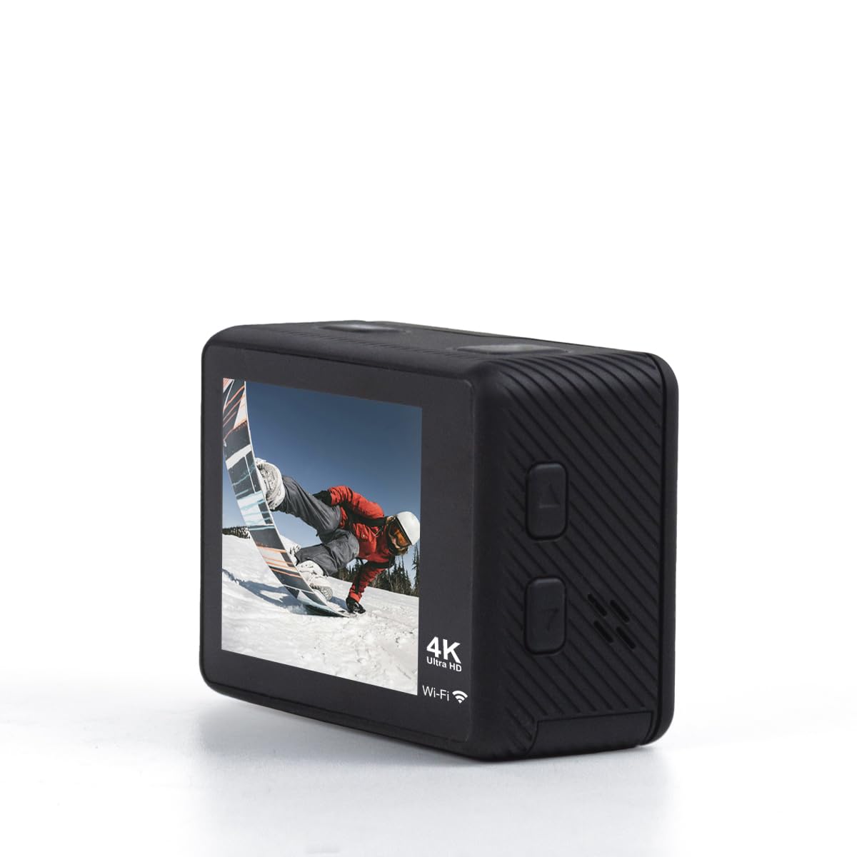 PRIXTON Caméra Sportive Multisport DV670, Caméra Vidéo avec Résolution 4K, Double Écran, WiFi et Application Mobile, Stabilisateur Optique, Étanche