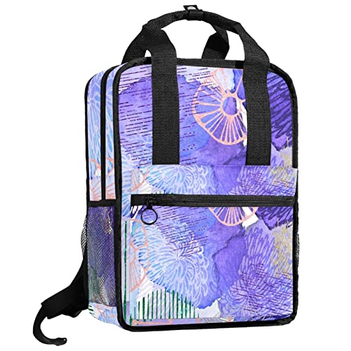 Sac à dos pour garçon cartable fille bleu motifs écailles taille unique réglable