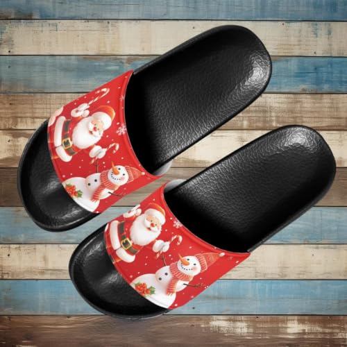 Image of Footwear for Mens Open Toe Athletic Sandals Anti-Slip Sole Slide Sandals Pillow House Flat Shoes Comfortable Slip On Slippers for Indoor & Outdoor