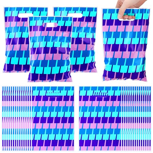 Eccliy 30 Pcs Video Game Goodie Bags Birthday Party Favor Bags Treat Candy Plastic for Theme Party Decorations Goodie Supplies