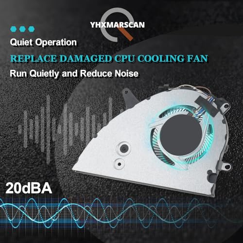 Replacement CPU Cooling Fan for HP Pavilion 15-cs 15-cw Series 15-cs3153cl 15-cs0085cl 15-cw1063wm 15-cs0053cl 15-cs0051wm 15-cs0079nr 15-cs0021na HP New Laptop CPU Cooling Fan with Repair Tools - Thumbnail 6