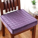 YQ WHJB Booster Cushion,Nonslip Seat Cushions,Extra-Thick Plush Square Firm Office Car Adult Childre