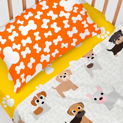 Ensemble maxicuna dogs 120x180 cm 2 pièces imprimé doux - 3