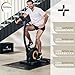 SportPlus | Bodenschutzmatte Fitness, 4 Größen, rutschfeste Unterlage für Sportgeräte wie Ergometer Heimtrainer Laufband - Yoga Matte, Pilates Matte - 170x90-0,6cm dick - schadstoffgeprüfte Qualität