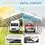 Wisteria Lane Metal Carport, Carports 20x20 Heavy Duty with Thicker Frame and Base, UV-Resistant & Waterproof All-Weather Outdoor Shelter for Boats, Tractors, Pickup Trucks, Motorcycles, Dark Gray