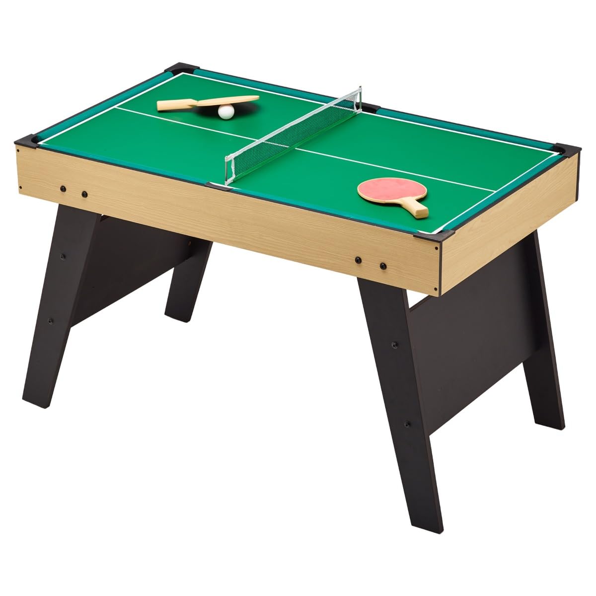 Kangui - 4-in-1-Multi-Spieltisch für die ganze Familie – Tischfußball – Billard – Ping Pong – Hockey