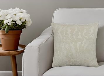 Riverbrook Home Zippered Pillow Cover, Taylor Ivory - White, 20 x 20-Inch