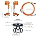Tree Climbing Gear，Tree Climbing Spikes, Tree Climbing Gear with Adjustable Climbing Straps and Steel Core Flip Line, Rock Climbing Kit with Triple Lock Lanyard Adjuster