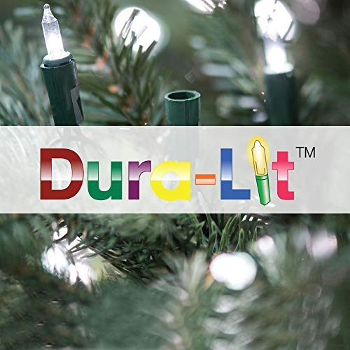 Vickerman A861022 Clear Dura-Lit Lights Frosted Bellevue Alpine Artificial Christmas Wreath thumb #3