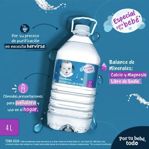 Gerber Water 4L/6pcs