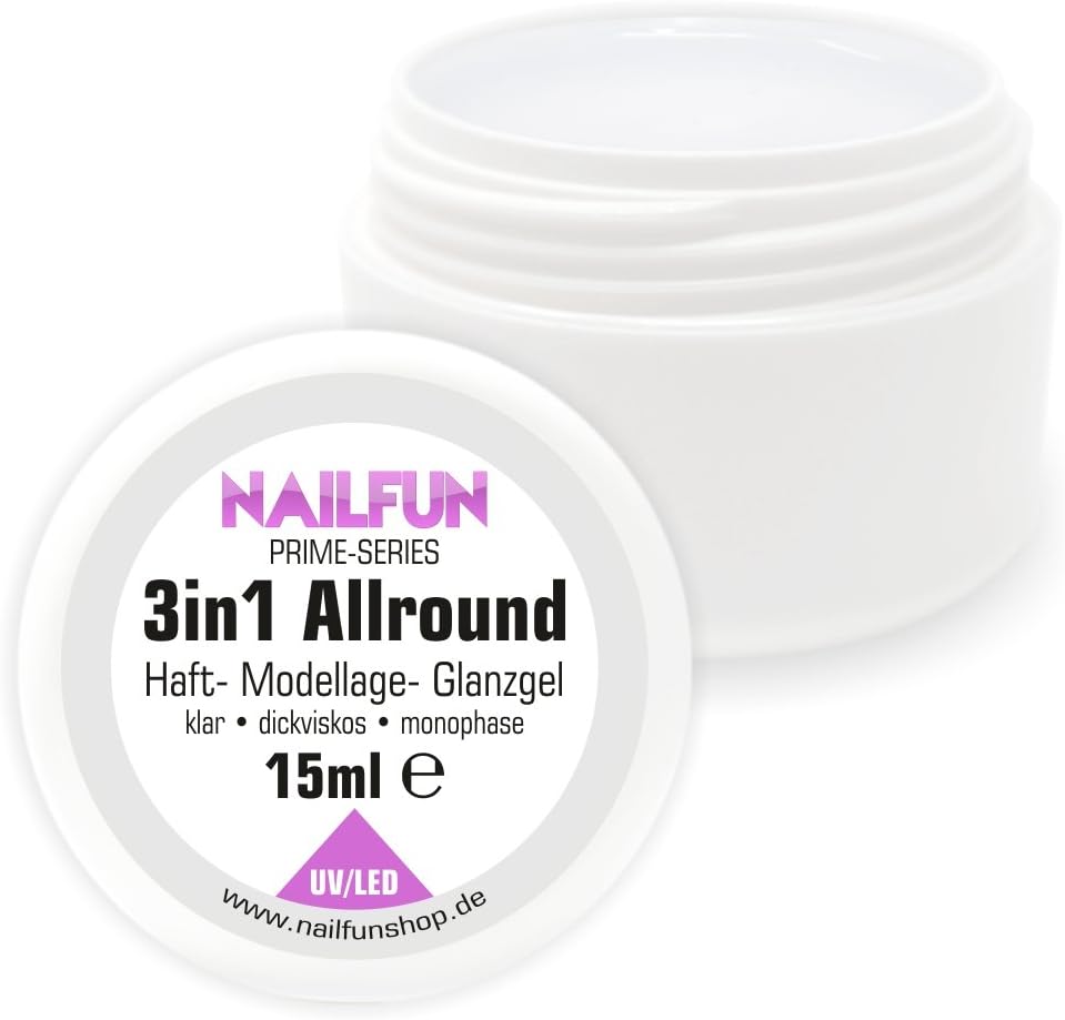 3-in-1 Prime all-round gel (can be used as adhesive gel, builder gel and finishing gel).
