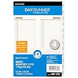 Day Runner Daily Planner Refill 2016, 5.5 x 8.5 Inches (481-125-16)