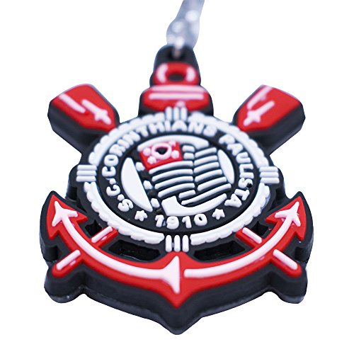 Chaveiro De Borracha Com Brasão De Time - Corinthians