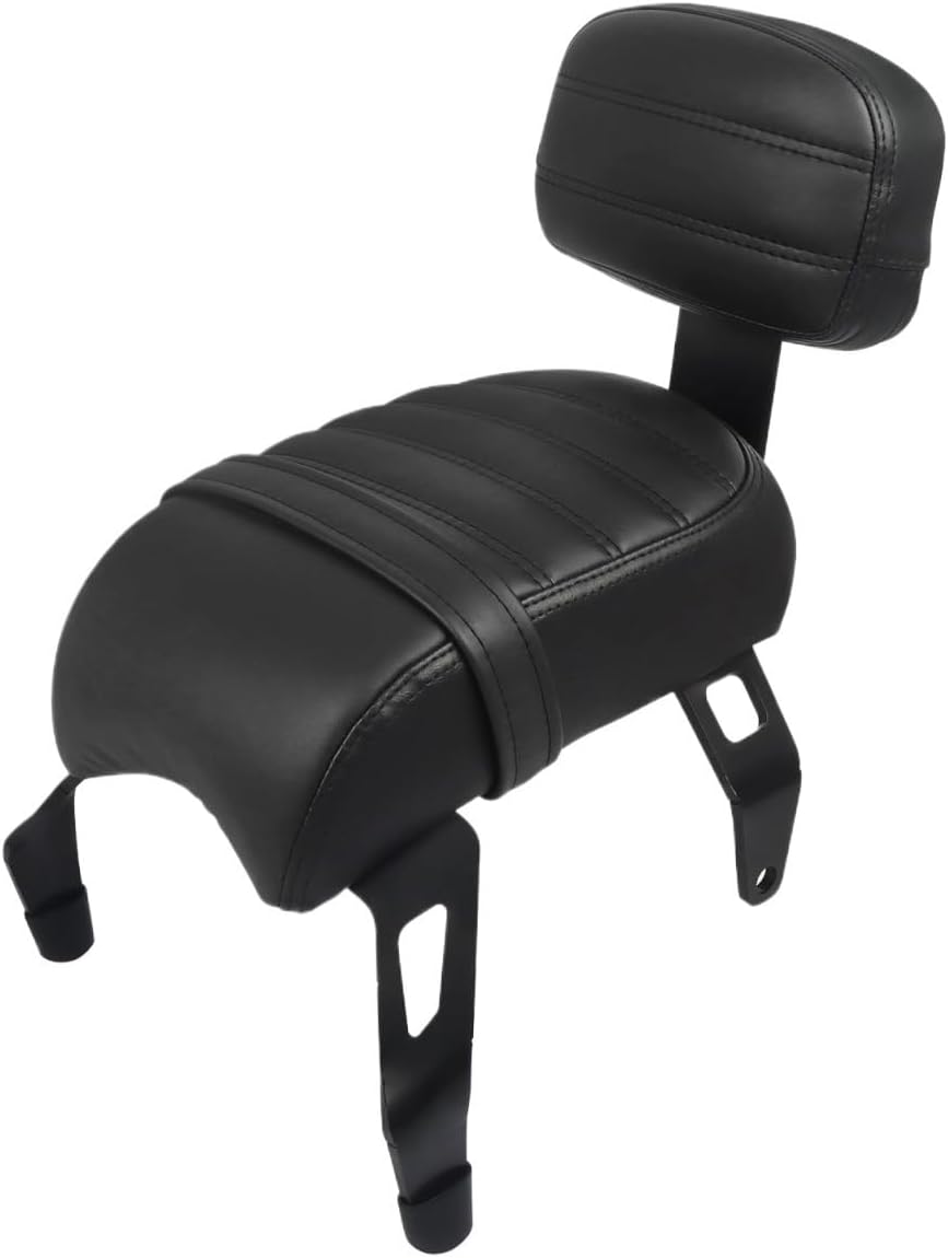 Motorcycle Backrest Pad Kits Motorcycle Passenger for Seat Backrest with Cushion Pad for Scout/Scout for Bobber Sixty/Twenty/ABS 2018-2023