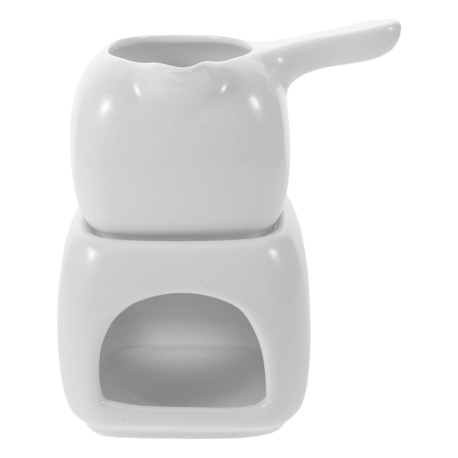 Calentador de Aceite Esencial Cerámico para Aromaterapia, Quemador de Cera Fundida Color Claro para Spa y Salón, Difusor de Aroma Portátil para Masaje y Relajación Hogar