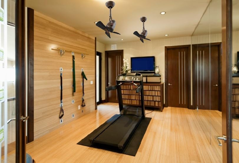 Miniatura 4 de Matthews Diane - Ventilador de techo direccional de 16 pulgadas con control remoto, mejor para espacios pequeños o cerca de conductos HVAC, níquel