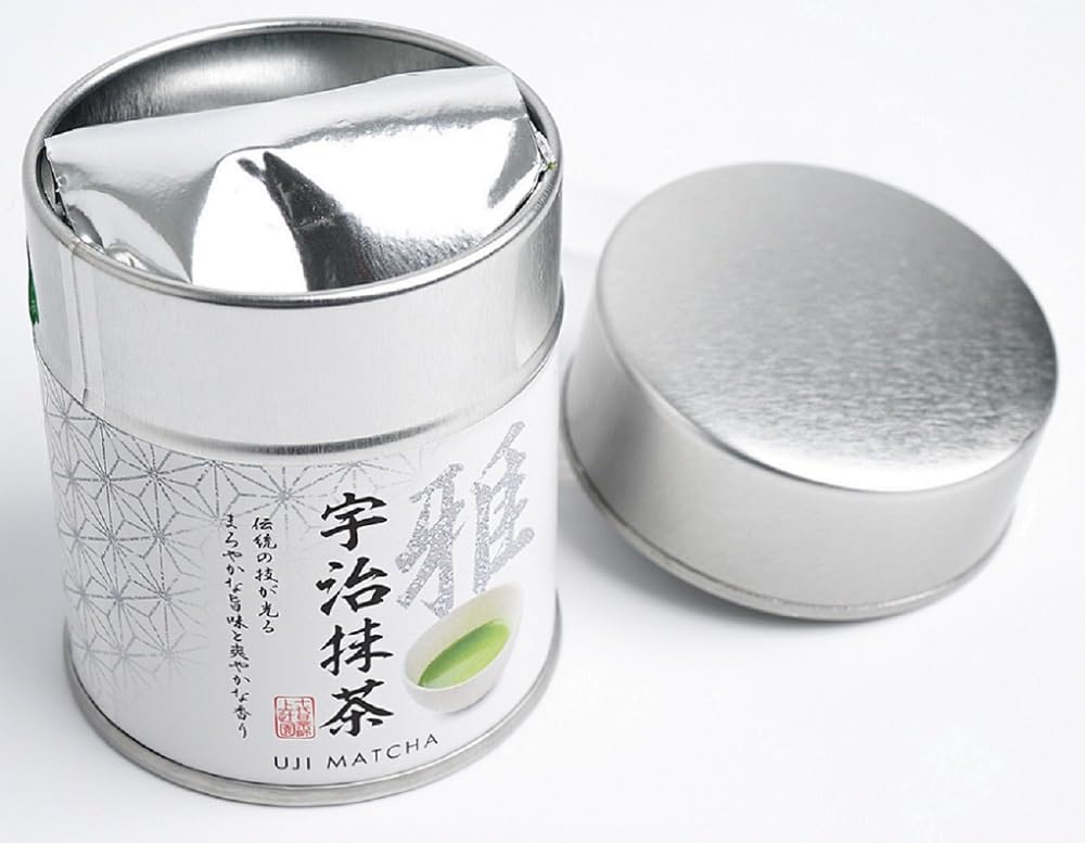 Amazon.co.jp: 上辻園 宇治抹茶 雅 缶入 30g : 食品・飲料・お酒