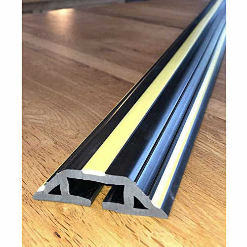 Floor Cable Cover Protector, Black, 1 METRE STRIPE - Image 3