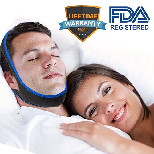 Anti Snoring Chin Strap, Stop Snoring Devices for Men Women Snoring Solution Adjustable Snore Reduction Chin Straps Advanced Sleep Aids Chin Strips