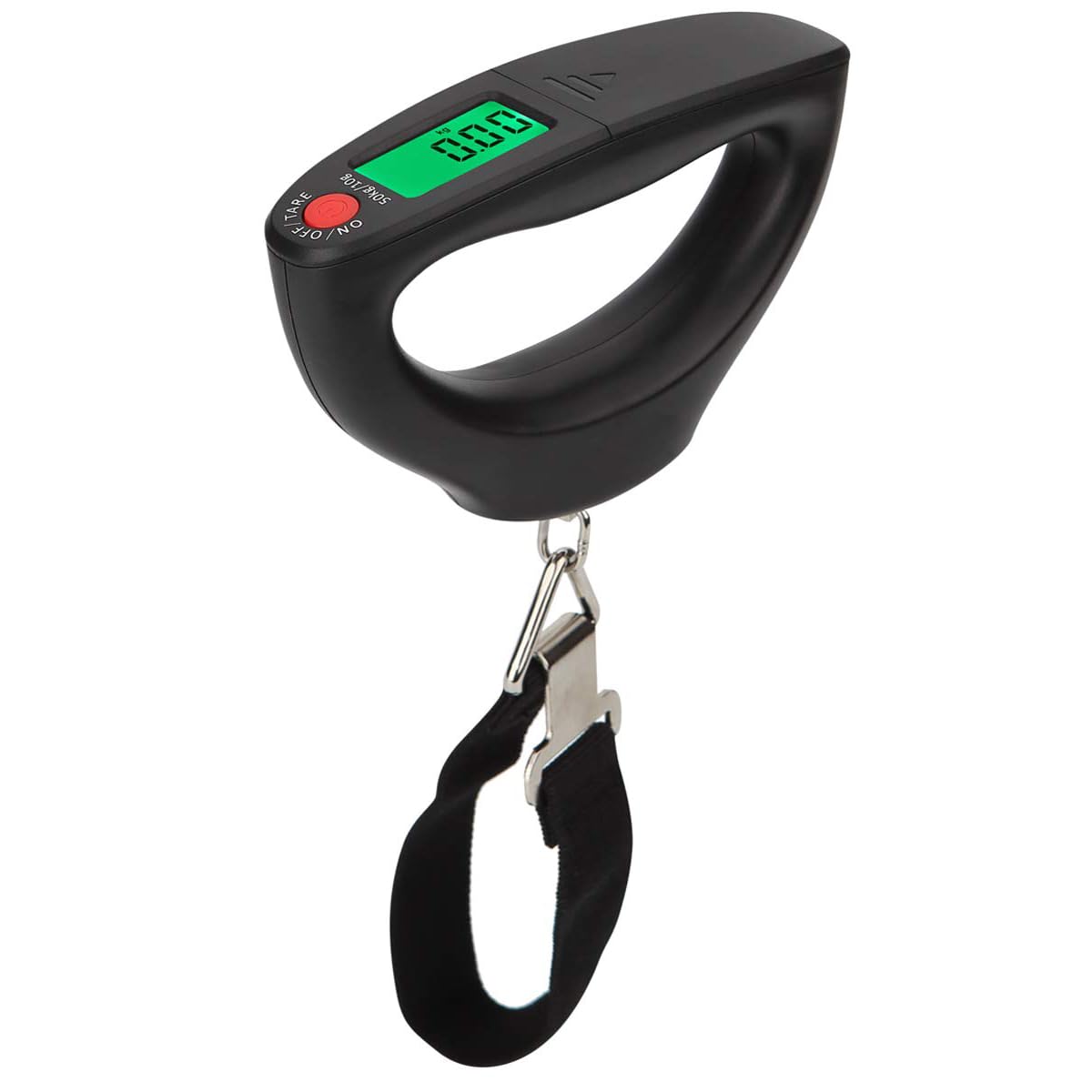 NALACAL 110lb/50kg Portable Digital Hanging Luggage Weight Scale, Postal Scales with Data Lock and Auto Off (Black)