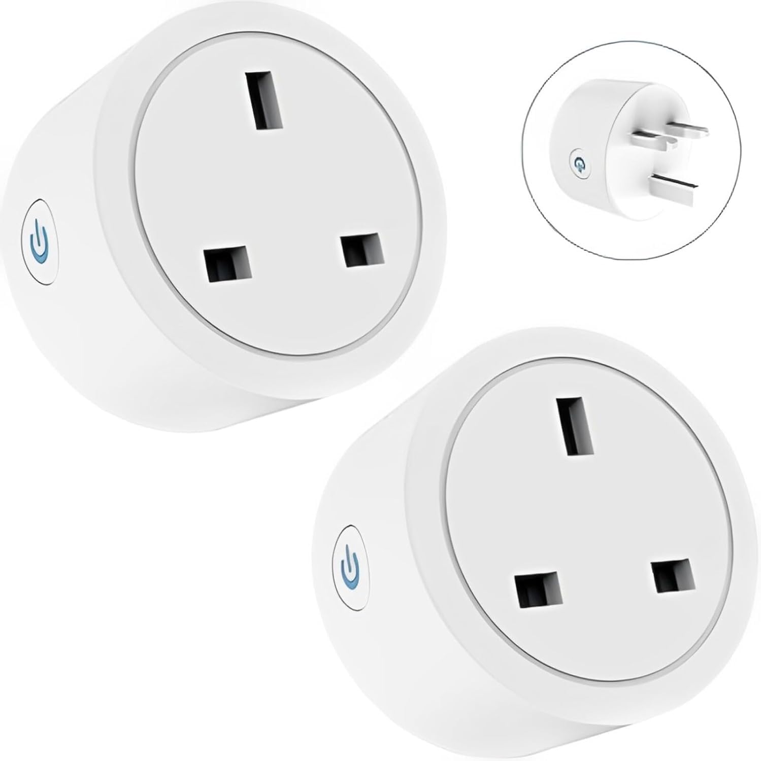 SKY-TOUCH 2 PACK WiFi Smart Plug, 16A Smart Outlet Plug Socket Compatible with Alexa, Smart Life APP Wireless Remote Control, with Remote Control & Voice Control, Timer Function, No Hub Required SKY-TOUCH 2 PACK WiFi Smart Plug, 16A Smart Outlet Plug Socket Compatible with Alexa, Smart Life APP Wireless Remote Control, with Remote Control & Voice Control, Timer Function, No Hub Required