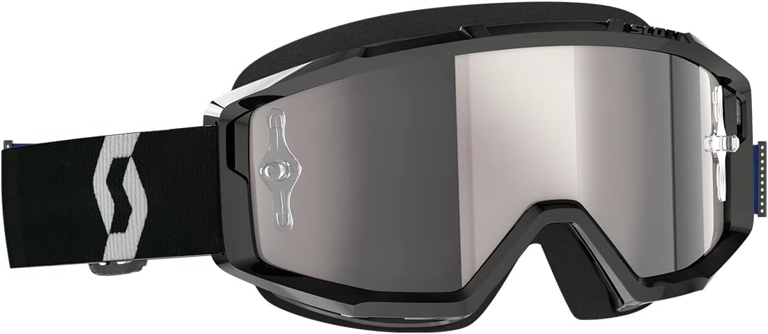 Amazon | [ダートフリーク] SCOTT プライマル ゴーグル ブラック/ホワイト/シルバークロームレンズ MXゴーグル C2764 ...