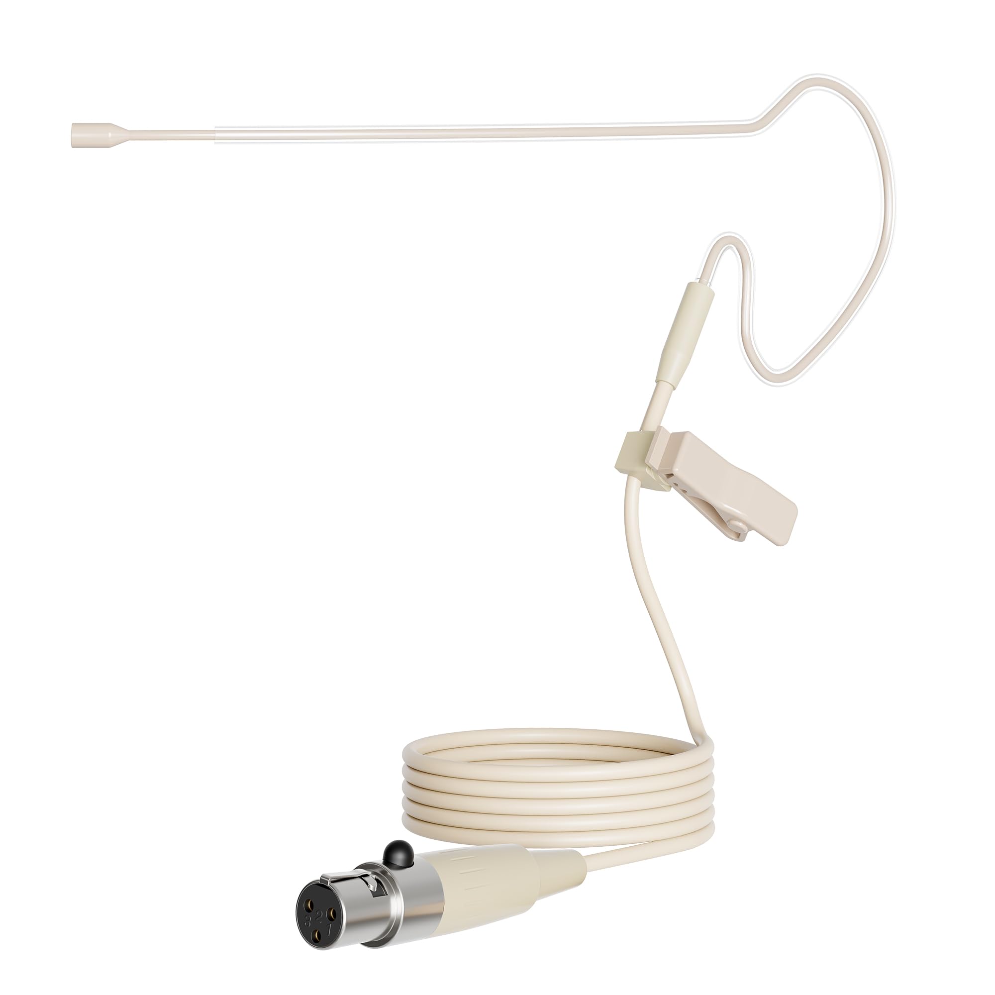 MIC-J S90 Headworn Earhook Microphone Compatible with AKG Bodypacks