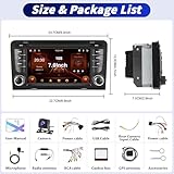OiLiehu 2+64G Android 13 Car Stereo for Audi A3 8P S3 RS3 2003-2012 with Wireless CarPlay Android Auto, 7" IPS Touchscreen Radio with WiFi GPS Mirror Link Bluetooth EQ FM RDS SWC + Backup Camera - Image 8