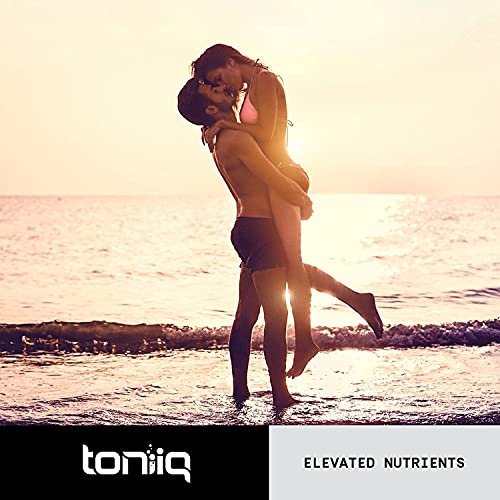 Toniiq 10,000Mg 20X Concentrated Extract - Single Origin Wildcrafted Maca Root Capsules - Ultra High Strength - Highly Purified Peruvian Maca Root Powder - Gelatinized Black, Red And Yellow Complex #TOP7