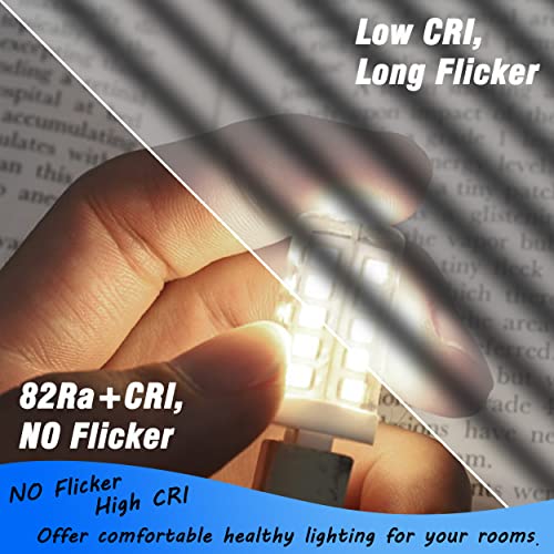 Heifymi G9 Led Bulb Dimmable 5W 4000K Natural White, Replace G9 40W Halogen Equivalent, Ac120V G9 Bipin Base Led Bulbs For Chandelier Pendant Light, 0-100% Dimmable, No Flicker, 400Lm(6Pack)… #TOP4