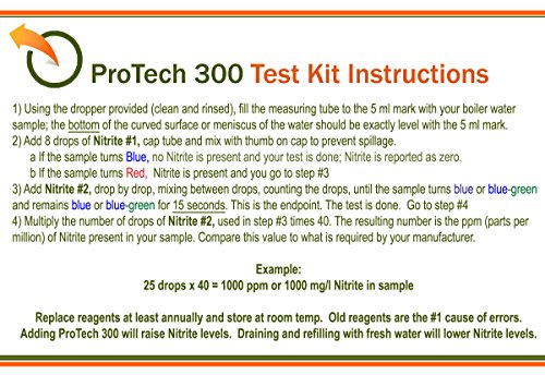 ProTech 300 & ProTech 300 Water Treatment Test Kit with Rust Inhibitor for Outdoor Wood Boiler - Thumbnail 6