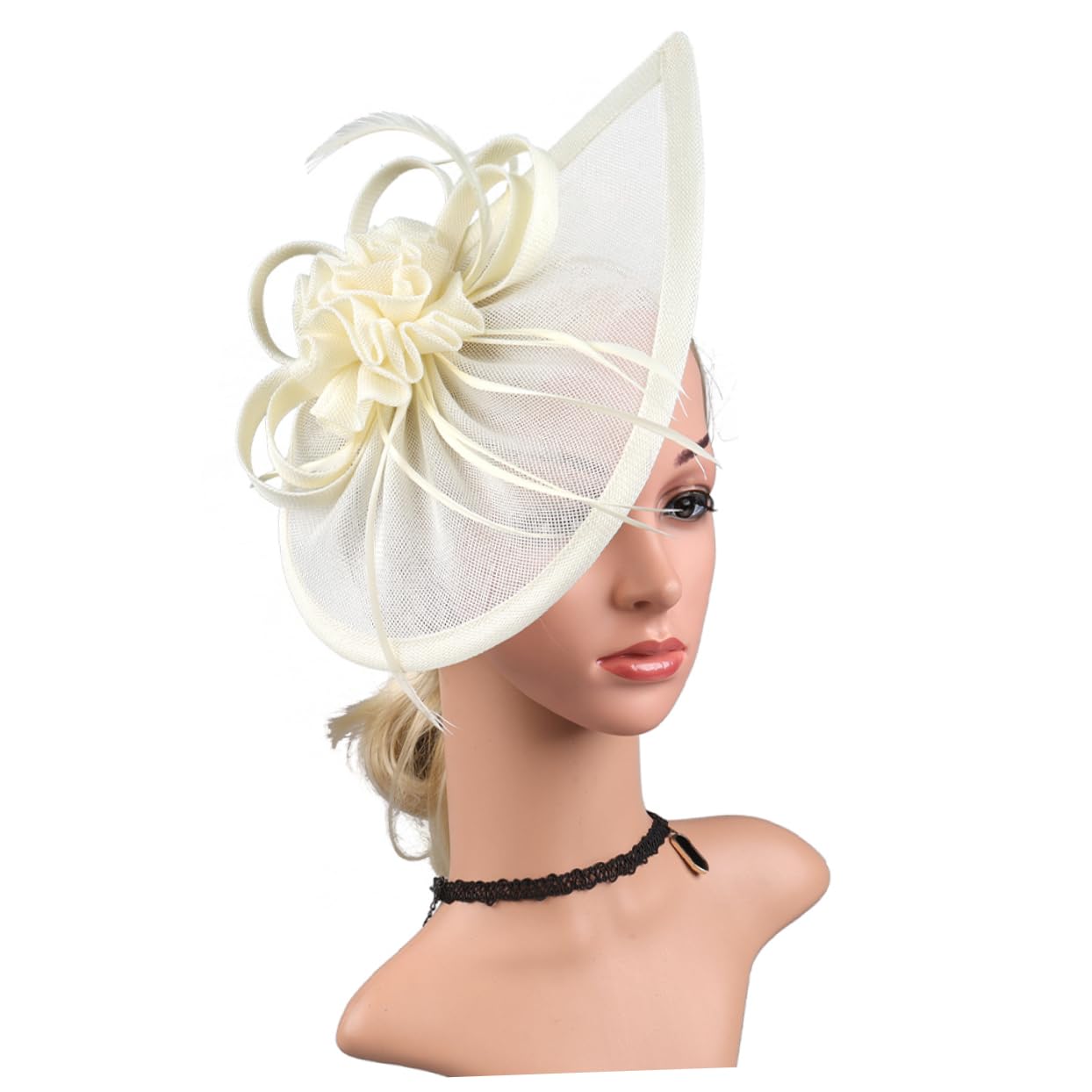 SHERCHPRY 2 cappelli da cocktail party fascinator per donne tea party tea party cappelli da donna cappello fascinator fascia
