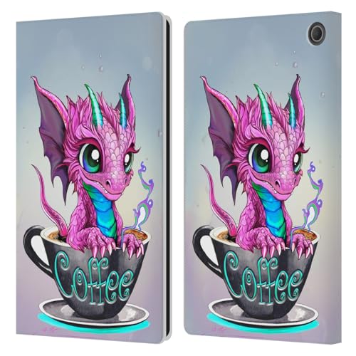 Étui Portefeuille en Cuir Amazon Fire Max 11 2023 Ruth Thompson Dragons