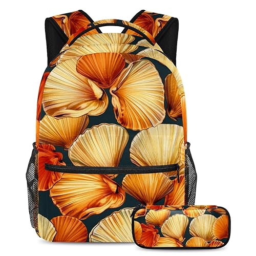 Sac à dos coquillage stylé pour les cours et les voyages des jeunes
