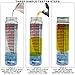 LUCKLYJONE E85 Tester Kit, Reusable Ethanol Test Kit, Wide Mouth Fuel Test Bottle, Gasoline Super Content Tester (2 Pack)