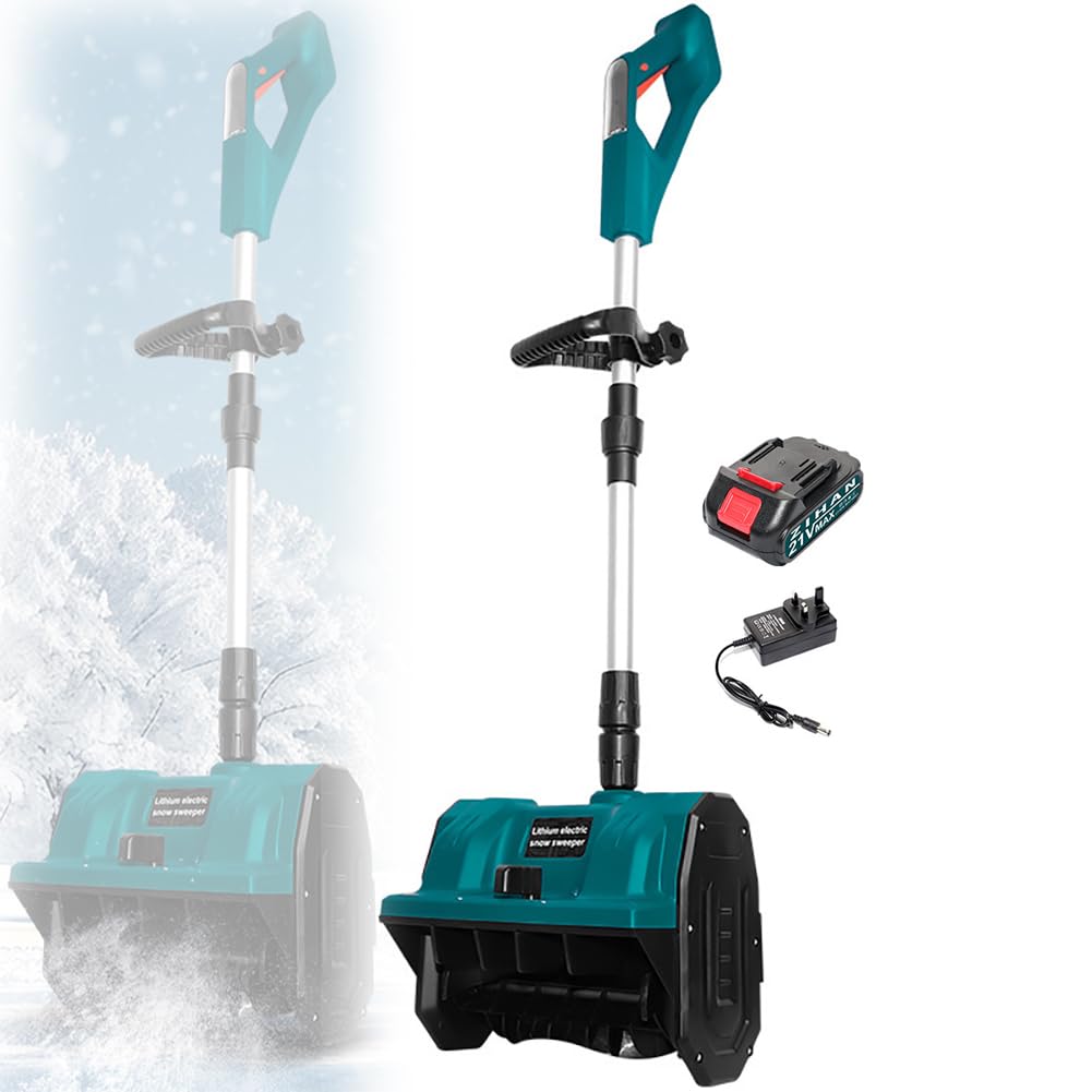 Pala Quitanieves Eléctrica, Empujador De Nieve Eléctrico De 1200 W, Mango Ajustable, Lanzamiento De Nieve De 45 Grados, Ancho De Limpieza De 32 Cm