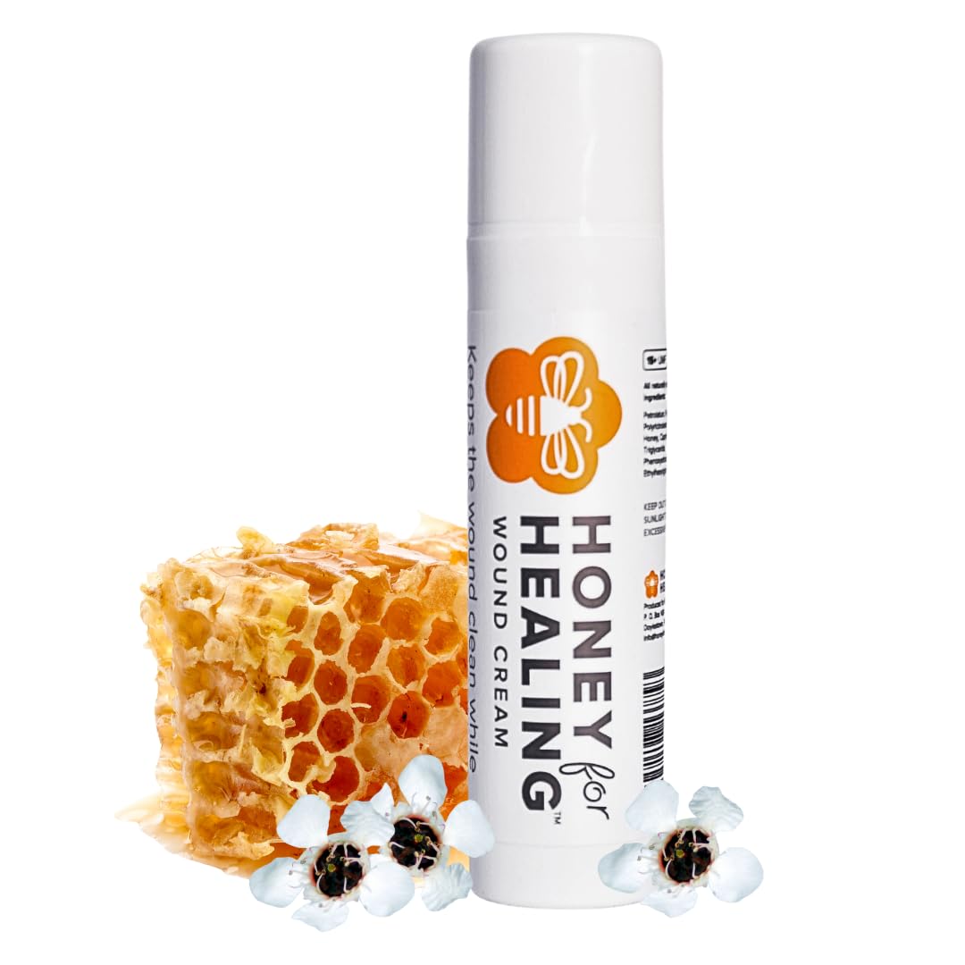 Manuka Honey Skin Repair Cream UMF 15+ – Fast-Absorbing First Aid Skin Care for Minor Cuts, Burns, Scrapes, Blisters & Dry Skin | Non-Sticky, Gentle Formula (1.75 oz / 50 g)