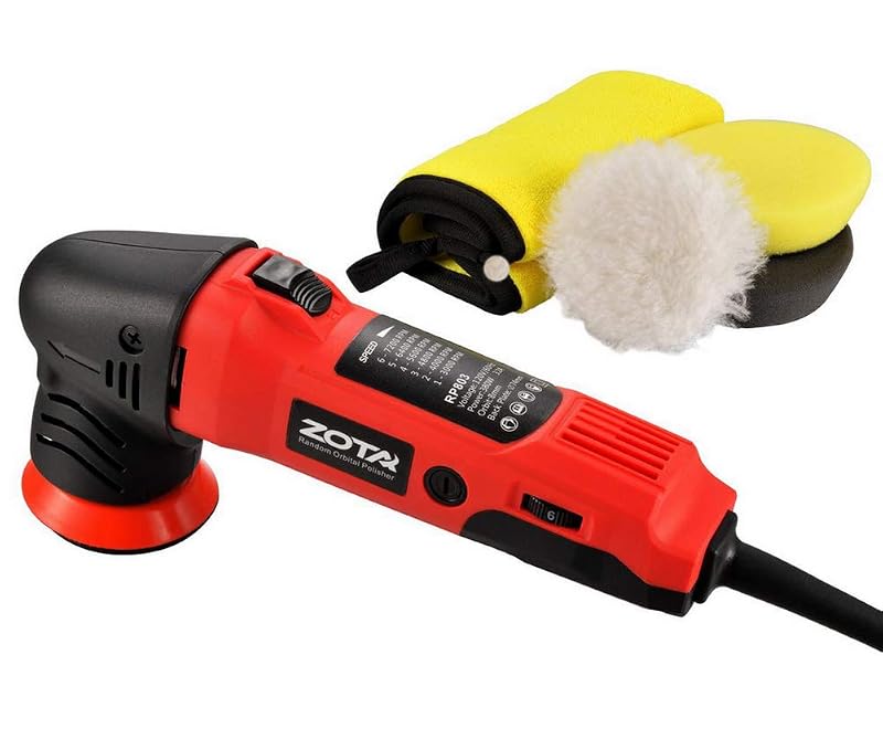 Politriz Orbital ZOTA de Dupla Ação com Órbita de 8 mm, 380 W e Kit de 3 pol. RP803