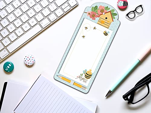 60 pages Notepad with magnetic backplate.11x26 cm api theme with pencil.Don't miss any reminders at home or office - Image 3