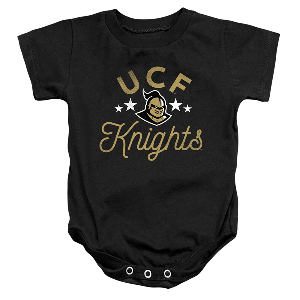 University of Central Florida UCF UCF Knights Official Knights Unisex Infant Snap Suit for Baby,Black, 24 Months