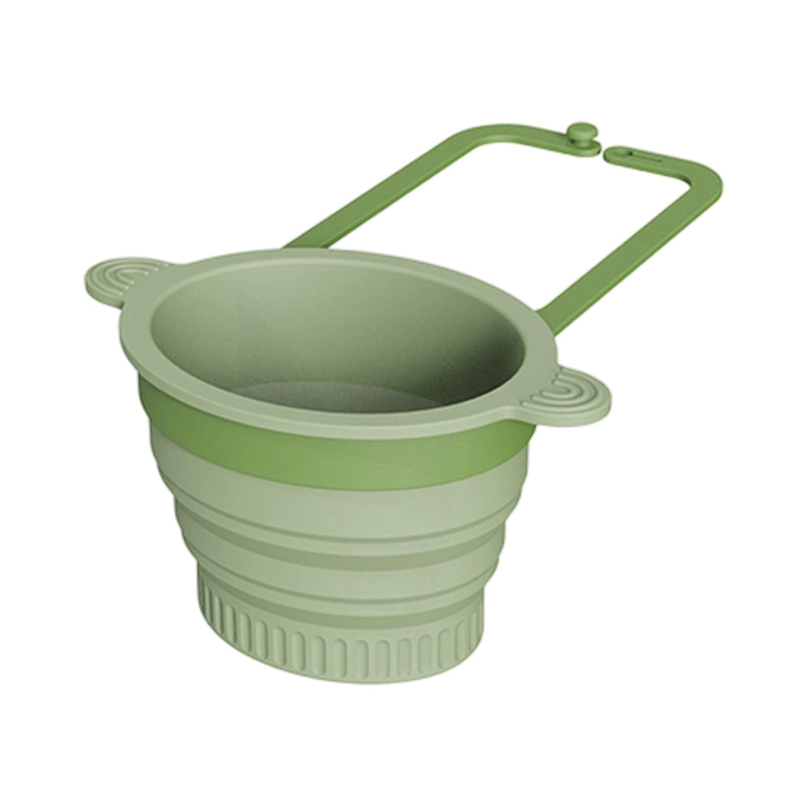 Kalttoy Green Multifunctional Sink Organiser For Sponges Brushes And Soap Drain Basket Bag Bathroom Faucet Cleaning Accessories Rack Sink Drain Basket Bag With Holes